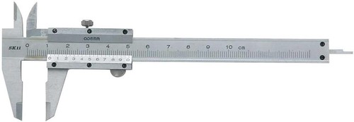 使用例:外径測定・内径測定・深さ測定・段差測定 測定範囲:0.05mm~100mm 精度:0.1mm 材質:ハイカーボン・スチール鋼・ハードクロームメッキ 付属:収納ケース