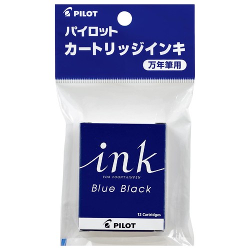 パイロット 万年筆カートリッジ ink ブルーブラック 12本 PIRF12SBB