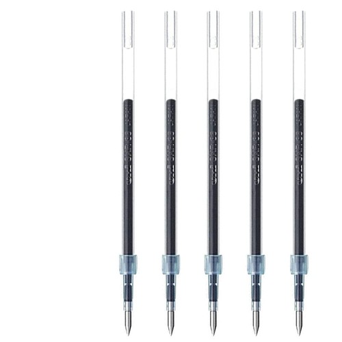 ユニ SXR-38 ジェットストリーム ノック式ボールペン 替芯 0.38 mm - ブラックインク 5本セット