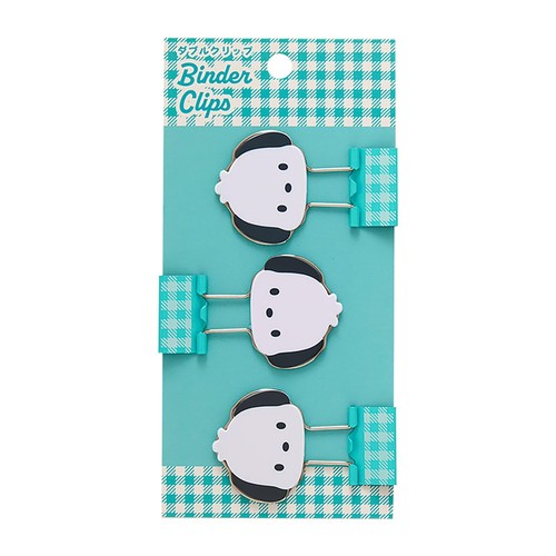 サンリオ(SANRIO) ダブルクリップ 3個セット ポチャッコ ABS・スチール 615510