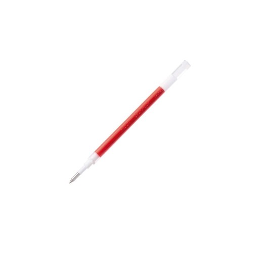 適合本体ジュース専用 仕様ゲルインキボールペン インキ色レッド ボール径0.38mm サイズ最大径φ6.2×全長110.5mm/本 入数10本