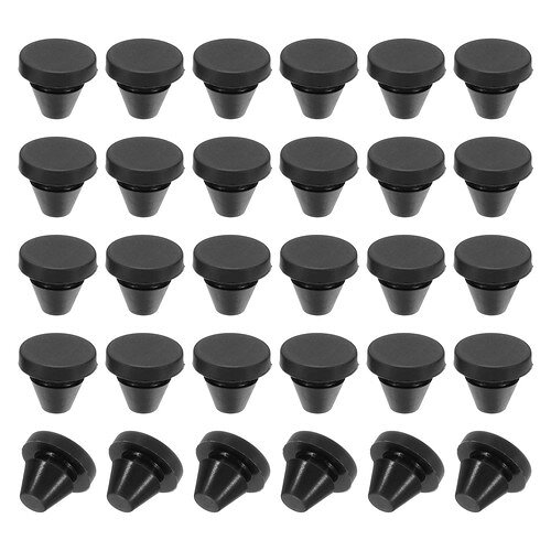 本製品は、内径7-8mmの開口部に適合するシリコン製保護キャップです。外径12mm、長さ10mmのコンパクト設計となります。 30個のセット構成により、複数のパイプ端末同時処理や予備保管に高い効率性を提供します。 柔軟なシリコン素材により、優れた耐候性と耐高温性を発揮します。 屋内屋外を問わず長期使用可能で、弾性に基づく緩衝・防振効果も付加されます。 内部のスナップ溝構造が、パイプへの挿入後に噛み合い、振動や牽引による脱落を防止します。 単管パイプ(イレクター)や配管の端末キャップとして、防錆、防塵、防水などを実現します。 電線端子やボルト、実験器具の開口部養生(保護)にも転用可能な多用途設計です。 工具を一切必要としないワンタッチ施工が可能です。 現場での挿入・取り外し作業を極めて効率的にし、資材の養生(保護)管理コストを低減します。