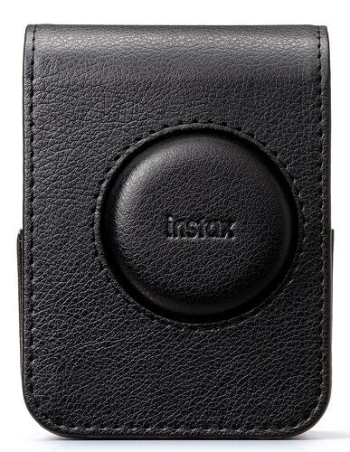 instax mini Evo用カメラケース フェイクレザー調 カラー:ブラック