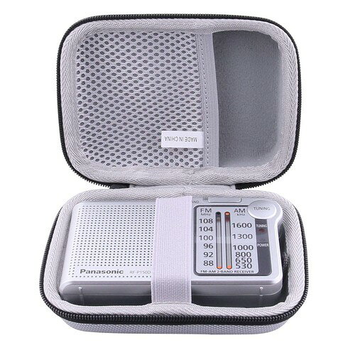 用の (Panasonic) パナソニック ラジオ FM/AM/ワイドFMー RF-P155/ RF-P150 対応専用保護旅行収納キャリングケース -waiyu JP 材質:耐久性のある高級ハードEVA素材、優れた肌触り、中身の柔らかい保護。 用途:保管保護、汚れ、衝撃、磨耗を防ぐことができ、ハードシェルは耐衝撃性、防塵、半防水性能を持ち、中身を保護することができます。 デザイン:コンパクトで軽量なデザイン、持ち運びや保管が簡単、旅行や家庭での保管におすすめ。 インナーサイズ:14.1CM*10.2CM*5CM ご注意: だけ収納袋で販売(機器および付属品は含まない)