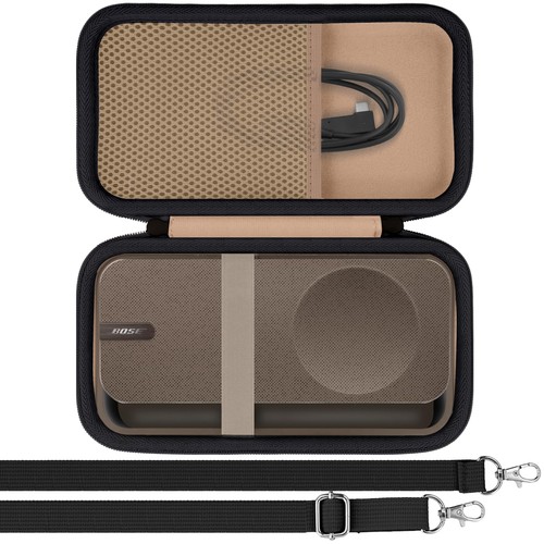 ケースのみSoundLink Home Bluetooth Speaker ワイヤレス Bluetooth スピーカーのために特別に設計されており、 SoundLink Home Bluetooth Speakerのアクセサリを収納できます。 外層は防滴アウターシェルはナイロンとEVA素材で、硬く、耐衝撃性、耐摩耗性に優れています。 表面防滴と防塵性にも優れています。SoundLink Home Bluetooth Speakerをちゃんと保護できます。 柔らかな裏地内側の裏地は全部柔らかい素材で作られており、繊細で肌触りが良く、SoundLink Home Bluetoothに擦り傷を避け、ご心配なく良く収納できます。 持ち運びに便利なデザインケースは、SoundLink Home スピーカーを簡単に取り外して保管できるように高品質なダブルファスナーで設計されており、ストラップ付けのデザインは旅行中にを持ち運び便利のように設計されております。 弾性メッシュポケット弾力性が強いメッシュポケットは SoundLink Home Bluetooth Speakerのアクセサリ等をまとめて入れることができます。またケースには SoundLink Home Speakerをよく固定できるゴムがあり、取り出しやすいです。