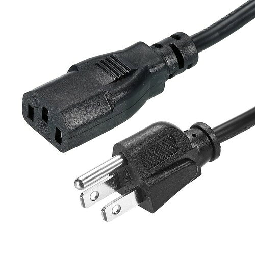 UL規格の3芯電源コードです。そのコネクタはNEMA 5-15PからC13タイプに準拠しており、主に電源コードの磨耗や欠落のに使用されます。PC、ノートパソコン、プリンター、スキャナー、コピー機、モニター、エアコン、家電製品、コピー機などに広く使用されています。 全サイズ: 1M; ワイヤー径: 18AWG. PVC糸体製で、柔らかく、曲げに強く、耐熱性、難燃性に優れています。太くなった純銅線の芯は、低発熱、低抵抗で、導電性が良い。 古くなった電源コードの用として、または単に便利なバックアップとして使用します。実用的で便利な接続が可能です。 お手持ちの製品タイプに適合するかどうかをご確認の上、ご購入ください。