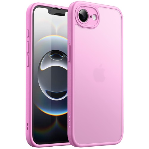 JETech iPhone 17e/16e用 マットケース (ピンク)