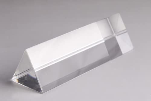 JiangMuXin 三角プリズム 教学ツール 虹造り 光学ガラス K9クリスタル プリズム ギ...