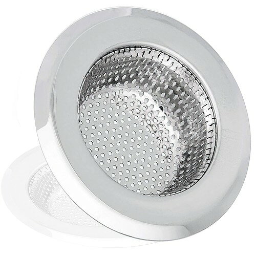 ユニットバス ステンレス ごみ受け 排水口サイズ:約58-80mm 排水溝 ごみ受け 流し用 排水口カバー 抗菌 キッチン ヘ…