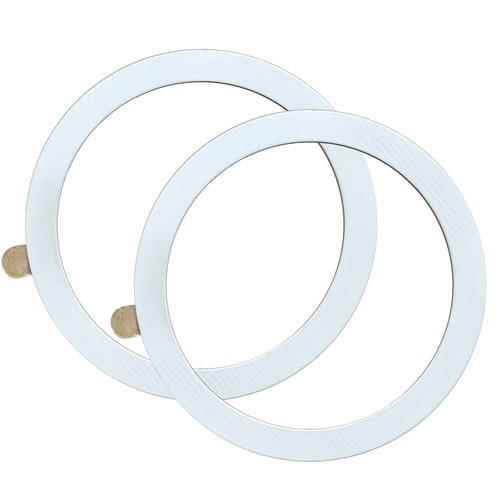 Magsafe 用 磁気増強内蔵マグネット同じサイズデザインです(46*54 mm)。お気に入りのMagsafe用 ケースをDIY 丈夫で耐久性Magsafe シールの裏側は3mの接着剤で しっかりとした安定感を実現しています。(なめらかな表面にのみ貼り付けることができます。レザー製スマホケースやつや消し加工されたスマホケースでは使用できません、撥油ケース(iface)使用できません) ケースで貼り付けるスマホケースの裏側にしっかりと接着できます。はがしにくいので、スマホの背面に直接製品を貼り付けることはお勧めできません スリム 軽量わずか0.4mm薄さ、2g軽さ。耐腐食性の鉄ニッケル合金製で、便利な機能をお楽しみいただけます パッケージ内容2 x メタルリング 、貼り付け用の道具。注意:本商品は金属製のメタルリングであり、商品自身には磁気がない。この製品は一回しか貼り付けることができません。一度はがしてしまうと、製品の形状が変形したり、粘着性が低下したりすることがあります