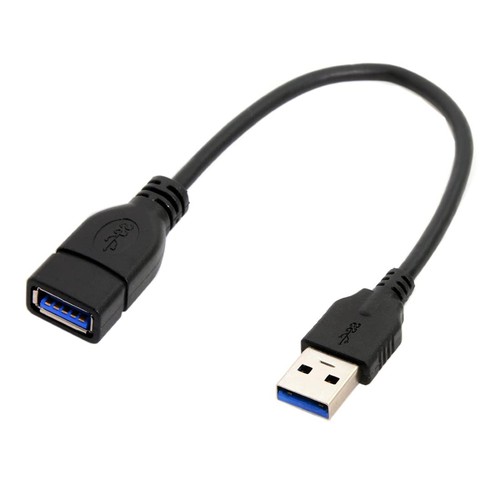 chenyang 8.66インチ USB 3.0延長ショートケーブル、USB 3.0オス-メス延長データケーブル（ノートパソコン、キーボード、マウス、フラッシュドライブ、プリンター用）
