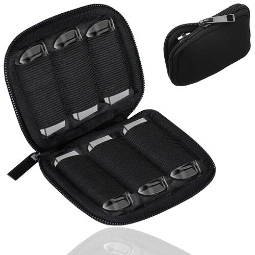 USBフラッシュドライブケース 収納ポーチ 1個セット USBホルダー電子アクセサリオ...