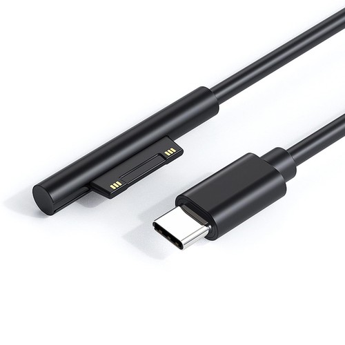 高速充電Typec-Surface PD高速充電、15V/12V対応15V4A。対応機種:Microsoft Surface pro 3/4/5/6 、Surface Laptop1/2/3/4、Sruface Book1/2、Surface pro Go。 注意45w、15v以上のPD機能を付きの充電器を使用してください。充電のみ対応、データ伝送やHDMIビデオ出力はできません。 安全性使用安全性を上げるため、新製品メッキ銅コアが搭載され、過充電保護/短絡/過負荷保護を提供し、長期間に安心して使用いただけます。 トラブルシューティング15 V 3 A、45 W以上のUSB-C充電器を使用してください。電話とパッド充電器が機能しない:15 Vまたは45 W未満の出力がないため、ほとんどの電話充電器はケーブルで機能しない。 購入前に知っておきたい本ケーブルは45 w、15 v以上のPD充電器と併用しなければならないので、高品質なPD充電器を選ぶことをお勧めします。surfaceに充電できないことを避ける。この充電ケーブルは充電器の出力に要求が高い。現在市販されているPD充電器の大部分は45 Wの出力(例えば充電器)に対応していない。この充電ケーブルは45 W以上の出力が必要なので、購入前に45 W出力対応の充電器を自分で用意してください。注意:このリンクはケーブルのみを販売しています。