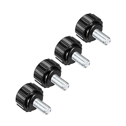★ローレットクランプノブサイズ---オスねじサイズ:M5(0.8mmピッチ);ネジの長さ:10mm;ヘッド直径:16mm;全長:20mm;カラー:ブラック、シルバートーン ★幅広い用途---ローレット付きクランプノブは確実なグリップと素早い調整を提供するように設計されており、旋盤、ボール盤、鋸盤、フライス盤の治具、包装機械、木工機械、印刷機械、産業機械などで広く使用されています。 ★使いやすさ---ノブのローレット表面は手袋や濡れた手でも滑りにくいグリップを提供します。刻み付きクランプノブにはねじ付きスタッドが付いており、相手コンポーネントに取り付けることで、素早く簡単に取り付けることができます。部品の調整や締め付けを最適に制御できます。 ★メッキ炭素鋼---耐久性のあるメッキ炭素鋼と熱硬化性プラスチックで作られており、パフォーマンスと耐摩耗性が長持ちします。しっかりとメッキされたスチール製金属インサートの手ネジにより、追加の工具なしで調整が可能です。 ★役立つヒント---固定されているコンポーネントが動かないように、ローレット付きクランプノブを常にしっかりと締めてください。ノブを締めすぎると、相手コンポーネントのネジ山が損傷したり剥がれたりする可能性があるため、ノブを締めすぎないでください。必要に応じてノブをしてください。