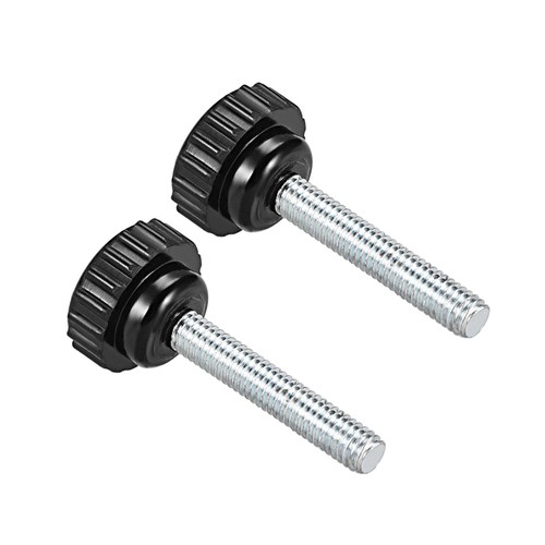 ★ローレットクランプノブサイズ---オスねじサイズ:M6(1mmピッチ);ネジの長さ:40mm;ヘッド直径:21mm;全長:53mm;カラー:ブラック、シルバートーン ★幅広い用途---ローレット付きクランプノブは確実なグリップと素早い調整を提供するように設計されており、旋盤、ボール盤、鋸盤、フライス盤の治具、包装機械、木工機械、印刷機械、産業機械などで広く使用されています。 ★使いやすさ---ノブのローレット表面は手袋や濡れた手でも滑りにくいグリップを提供します。刻み付きクランプノブにはねじ付きスタッドが付いており、相手コンポーネントに取り付けることで、素早く簡単に取り付けることができます。部品の調整や締め付けを最適に制御できます。 ★メッキ炭素鋼---耐久性のあるメッキ炭素鋼と熱硬化性プラスチックで作られており、パフォーマンスと耐摩耗性が長持ちします。しっかりとメッキされたスチール製金属インサートの手ネジにより、追加の工具なしで調整が可能です。 ★役立つヒント---固定されているコンポーネントが動かないように、ローレット付きクランプノブを常にしっかりと締めてください。ノブを締めすぎると、相手コンポーネントのネジ山が損傷したり剥がれたりする可能性があるため、ノブを締めすぎないでください。必要に応じてノブをしてください。