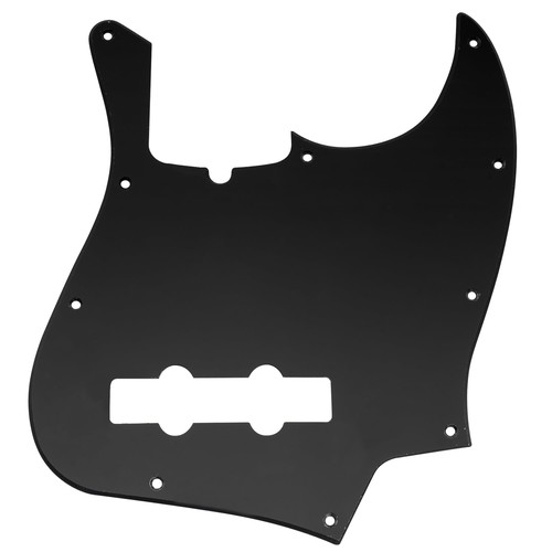 様々な4弦ジャズベースモデルに適合:American,American Standard,American Vintage,Standard,Deluxeシリーズ.5弦ベースには適しません 10穴、トラスロッドノッチ付き,サムレストとピックアップカバーのネジ穴もありません 材質:プラスチック,厚さ:2.0-2.2mm 表面に二重の保護フィルム採用 パッケージ内容:1枚のJBベースピックガード,取り付けネジ付属