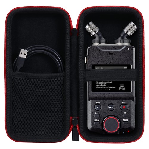 Portacapture X6 収納ケースco2CREA 収納ケースは、TASCAM Portacapture X6のために特別に設計されており、元の機械が金型を開き、TASCAM X6と充電ケーブルをまとめて収納できます。 ケースサイズ:21.5×10×6.5cm。 外層は半防水アウターシェルはEVA素材で、硬く、耐衝撃性、耐傷性に優れています。 防塵性にも優れています。 Portacapture X6をしっかりと保護します。 ソフト裏地裏地はすべてベルベット素材を使用し、繊細で柔らかな肌触りで、TASCAM レコーダー X6をキズから守り、安心して収納できます。 ポータブルデザインケースは、TASCAM レコーダー x6を簡単に取り外して保管できるように2つのジッパーで設計されており、ハンドルは旅行中にタスカム レコーダー X6を持ち運びやすいように設計されています。 弾性メッシュバッグメッシュバッグは伸縮性があり、TASCAM タスカム Portacapture X6アクセサリー (コンバータ、データケーブル、イヤホンなど) を収納できます。