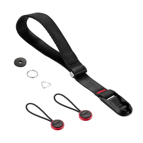 製品仕様 リストストラップ長約23.5~32.5cm、幅約2cm。重さ約29g。耐荷重約60kg。片手で素早く長さを調節でき、カメラの持ち運びや落下防止に最適! 磁気バックル 内蔵の磁気バックルデザインで、使用しないときはブレスレットとして手首に巻いておくこともでき、とても便利です! アンカー設計 丸アンカーのデザインが採用されており、ストラップを素早く簡単に着脱できます。アンカーの紐に3層3色構造でいつでも消耗が分かるのでどのようなカメラ機種に使っても安心です! 快適な使い心地 程よい光沢感となめらかな肌触りのナイロンなので、しなやかで柔らかなストラップになっています。カメラを持ち運んでも気楽に安全です。 対応カメラ 円形・三角リングが付き、各型番の一眼レフ・ミラーレス・GOPROなどのために専門設計されたリストストラップです。