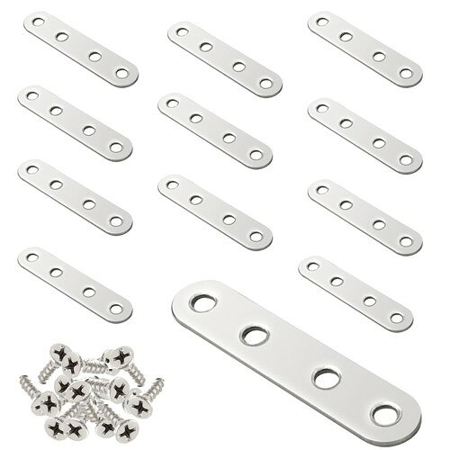 商品仕様サイズ:76×16×2mm 厚さ:約2mm・ブレースホールの直径:5mm・穴の数量: 4。 材質:ステンレス鋼 高品質高品質のステンレス鋼で作られて、それは耐久性があり、そして良いさびと耐食性を持ちます。 高い汎用性このストレートプレートはI字型のデザインがされて、汎用性が高く、木材同士のつなぎ目を補強するのに最適なフラットタイプとなっております。 幅広い適用家具をしっかりと固定するための重要な留め金具である。家庭、オフィス、コーヒーショップ、モール、工場の分野で広く使用されています。 テーブル、オフィスデスク、ワードローブ、キャビネット、椅子、窓、家具製造等補強におすすめです。 ご注意このストアは一括購入をサポートしています。 一括購入については、までにをお問い合わせください。お問い合わせいただければ、満足のいく回答が得られるように返信いたします。