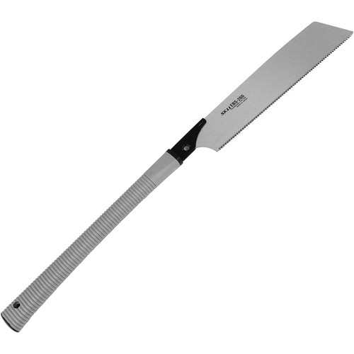 特徴:切れ味が長持ちする刃先衝撃焼入れ 刃渡り:260mm 刃厚:0.6mm 適合替刃:SK11替刃式鋸用替刃(EBSB-(260・250・260II・300・350GL・250GP・240GB・270GK・240GS)) グリップ色:グレー