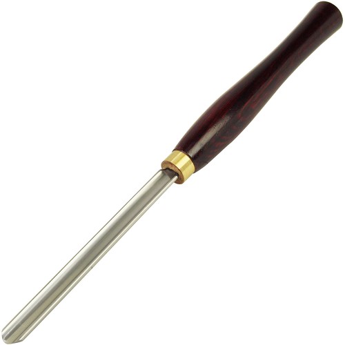 刃先形状:スクイ丸 用途:外径の削り出し 刃径:約13mm(実寸12.7mm) 全長:約390mm、刃の長さ:約170mm、柄の長さ:約220mm 材質:ハイス鋼