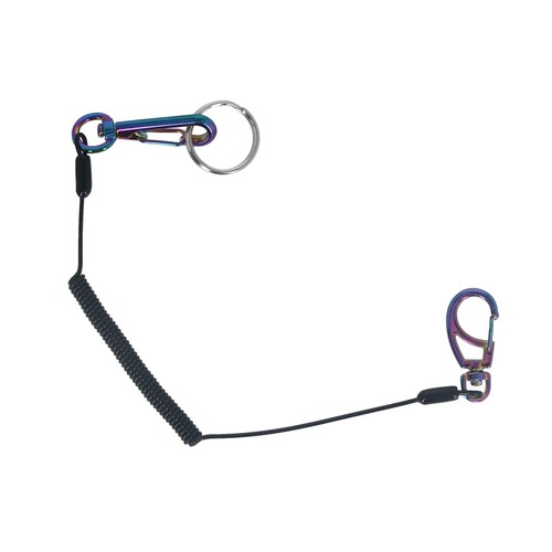 SK11(エスケー11) セーフティコード 使用荷重0.5kg 350~1050mm ブラック/レインボ...
