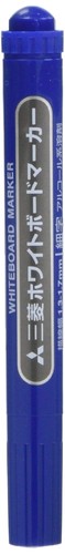 uni三菱ホワイトボードマーカー 筆記線幅1.3~1.7mm インク色青 入数10本 箱入り 注意事項※横置きに保存して下さい。 仕様使い切りタイプ サイズ軸径φ12mm×厚さ12mm×全長104mm 重量6.1g
