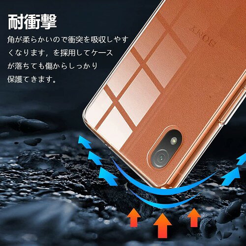 UNEEDXperia Ace III 用の スマホケース SO-53C/SOG08 用の カバー TPU 超薄型 全...