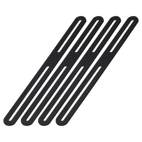 カラー: 黒; 材質: ステンレススチール; 全体サイズ: 280 x 24 mm / 11 1/50 x 47/50 "(長さx幅); 厚さ: 3 mm / 3/25 "; スロット穴サイズ(長): 135 x 5.5 mm / 5 8/25 x 11/50 "(長さx幅); スロット穴サイズ(短): 90 x 5.5 mm / 3 27/50 x 11/50 "(長さx幅); 梱包リスト: ジョイント金具 4 個 (ネジは付属しません) 利点: 優れた職人技と精巧な技術を備えた優れたステンレス鋼で作られており、耐久性と硬さに優れています。バリがなく、手を傷つけません。調整可能な取り付け穴は、ある程度調整して取り付けの問題を解決し、必要に応じて移動できます。 手順: 取り付けは簡単です。調整可能な取り付けスロットを使用して、必要な場所で適切なネジを締めます。 用途: ジョイント金具は、フレームの構築や木製家具の設置に使用でき、木製のテーブル、椅子、ドレッサー、窓、テレビの壁掛け金具、棚、引き出しなどを固定するのに適しています。 注意: 特定のプロジェクトに必要なネジの長さのため、ネジはパッケージに含まれていません。