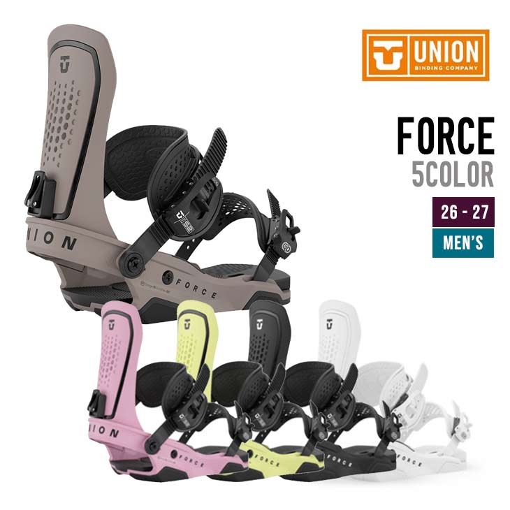 UNION ユニオン 26-27 FORCE スノーボード ビンディングUNION ユニオン 26-27 FORCE スノーボード ビンディング