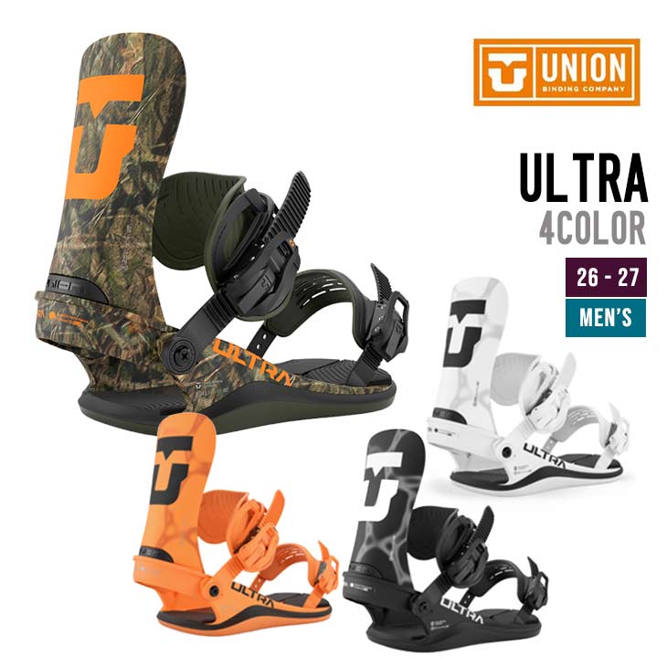 UNION ユニオン 26-27 ULTRA [MEN] スノーボード ビンディングUNION ユニオン 26-27 ULTRA [MEN] スノーボード ビンディング