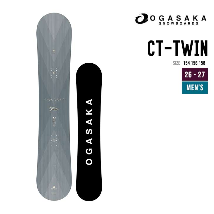 OGASAKA �I�K�T�J 26-27 CT-TWIN �X�m�[�{�[�h ���{�� �J�[�r���O �X�m�{ �@�I�[�����E���h