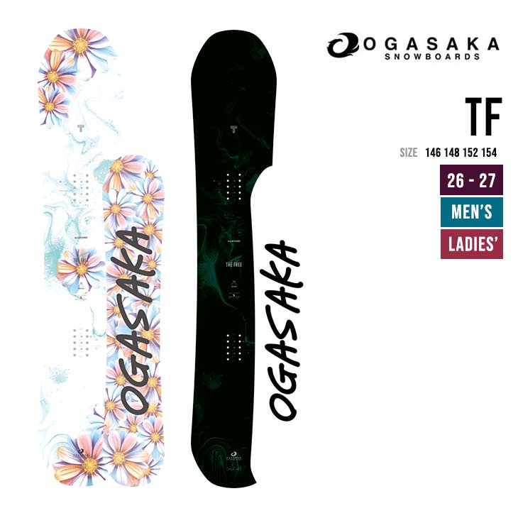 OGASAKA �I�K�T�J 26-27 TF �X�m�[�{�[�h ���{�� �J�[�r���O �X�m�{ �p�E�_�[ �o�b�N�J���g���[
