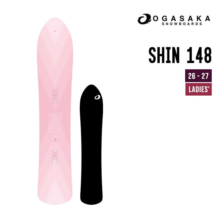 OGASAKA �I�K�T�J 26-27 SHIN 148 �X�m�[�{�[�h ���{�� �J�[�r���O �X�m�{ �p�E�_�[ �o�b�N�J���g���[