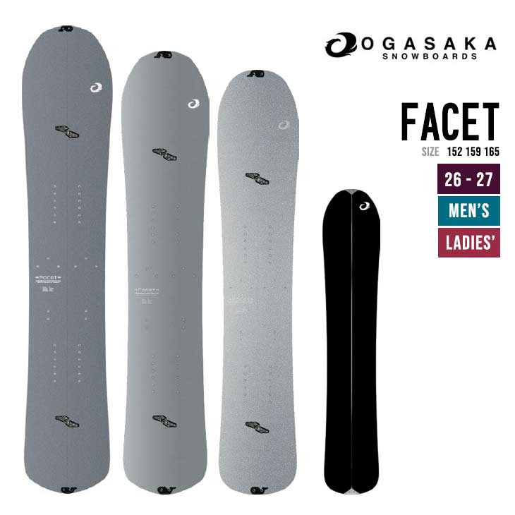 OGASAKA �I�K�T�J 26-27 FACET �X�m�[�{�[�h ���{�� �J�[�r���O �X�m�{ �X�v���b�g�{�[�h