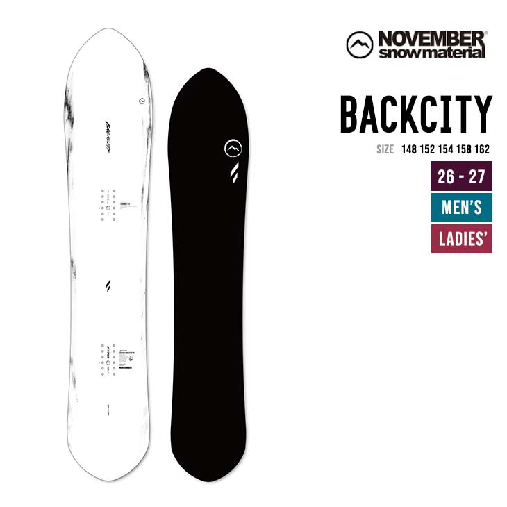 NOVEMBER �m�x���o�[ 26-27 BACKCITY �o�b�N�V�e�B �X�m�[�{�[�h ���{�� ���Y ���i��