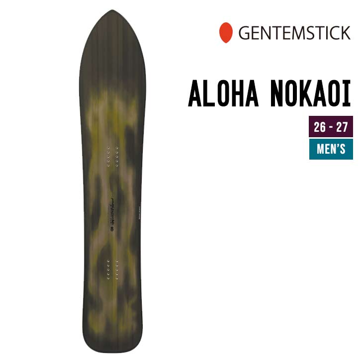 GENTEMSTICK ゲンテンスティック 26-27 ALOHA NOKAOI アロハ ノカオイ 2026-2027 スノーボード メンズ