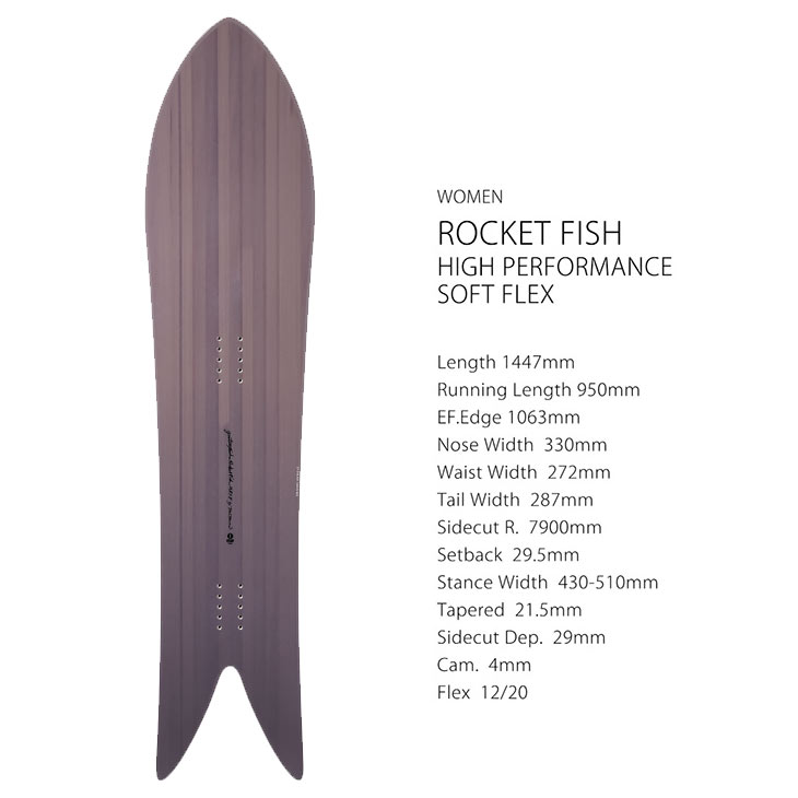 GENTEMSTICK ゲンテンスティック 26-27 ROCKET FISH HP SF ロケットフィッシュ ハ...