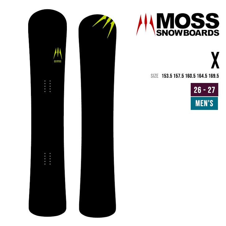 MOSS SNOWBOARD ���X 26-27 X �G�b�N�X �X�m�[�{�[�h2026 2027
