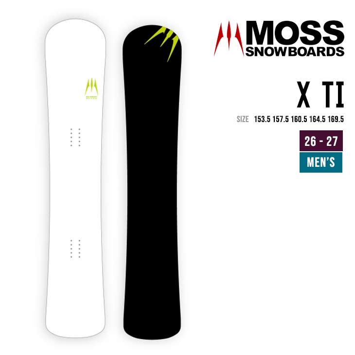 MOSS SNOWBOARD ���X 26-27 X TI �G�b�N�X �e�B�[�A�C �X�m�[�{�[�h2026 2027