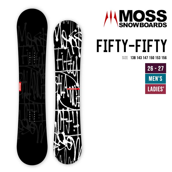 FIFTY ONE FIFTY 152cm スノーボード　板　ボードセット 楽天市場】moss スノーボード フィフティー フィフティーの通販
