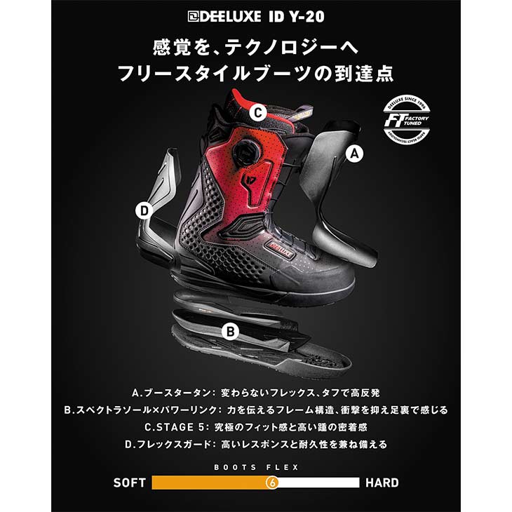 DEELUXE �ǥ�����å��� 26-27 ID Y-20 ���Ρ��ܡ��� �֡��� ��˥��å��� 2026-2027