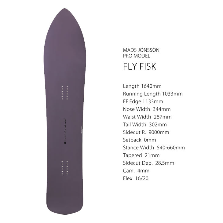 GENTEMSTICK ゲンテンスティック 26-27 FLY FISK MADS JONSSON フライ フィスク 20...