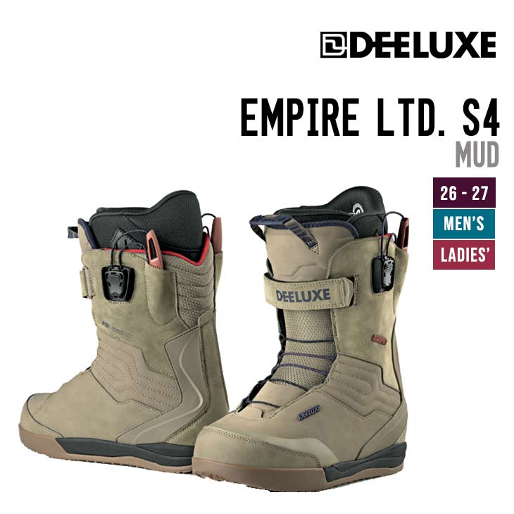 DEELUXE ディーラックス 26-27 EMPIRE LTD. S4 スノーボード ブーツ ユニセックス 2026-2027