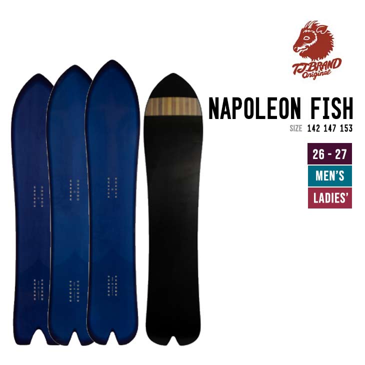 TJ BRAND �e�B�[�W�F�[�u�����h 26-27 NAPOLEON FISH �i�|���I���t�B�b�V�� �X�m�[�{�[�h