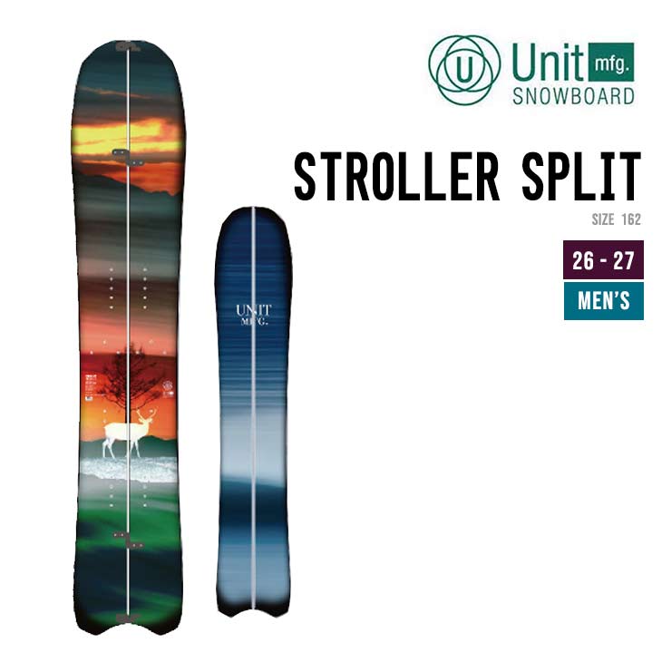 Genius - UNIT ユニット 26-27 STROLLER SPLIT スプリットボード スノーボード