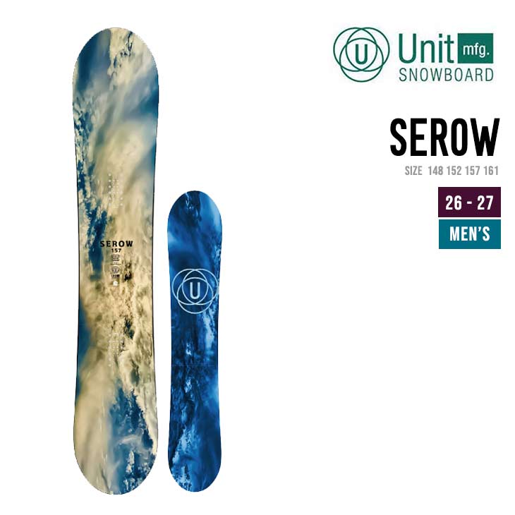 UNIT ���j�b�g 26-27 SEROW �Z���E 2026-2027 �X�m�[�{�[�h