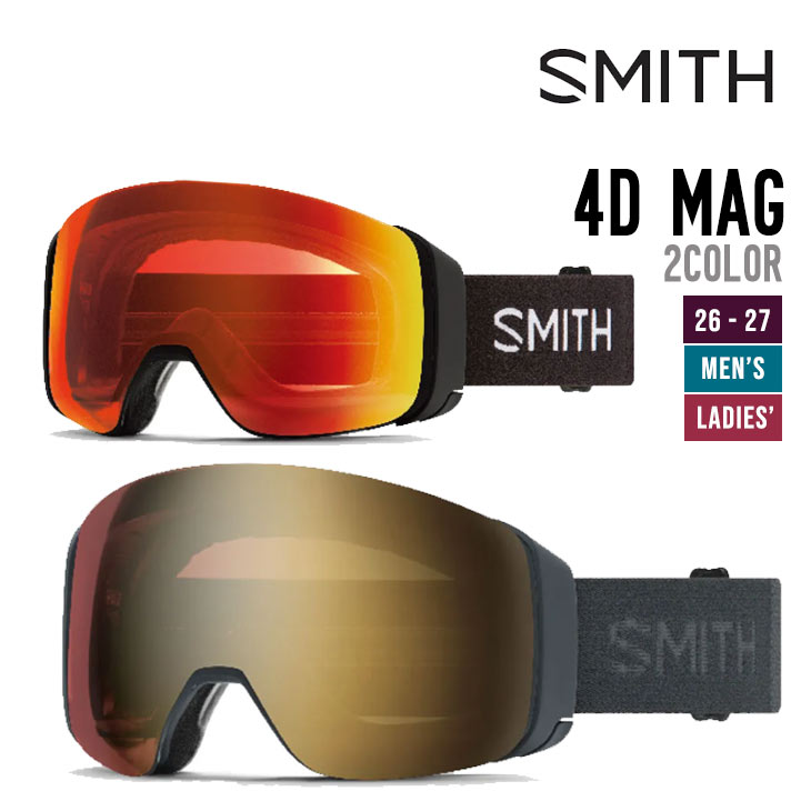 SMITH - 26-27 SMITH スミス 4D MAG フォーディーマグ ゴーグル 特典付