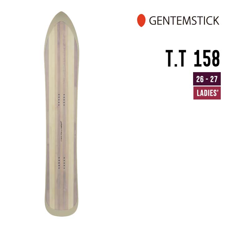 GENTEMSTICK �Q���e���X�e�B�b�N 26-27 TT 158 �e�B�[�e�B�[ 2026-2027 �X�m�[�{�[�h �E�B�����Y