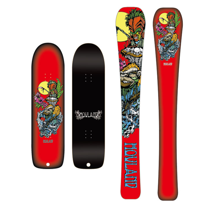 スノーボードSHOP 【SIDECAR】のHOVLAND SNOWSKATES ホブランド スノースケート BUBBA COMPLETE｜アングル2